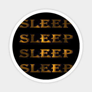 Elegant sleeping design Magnet